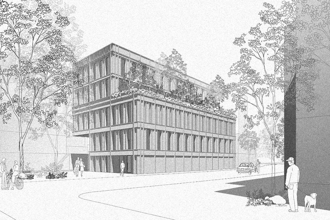 Neubau Integrierte Leitstelle Ortenau Perspektive