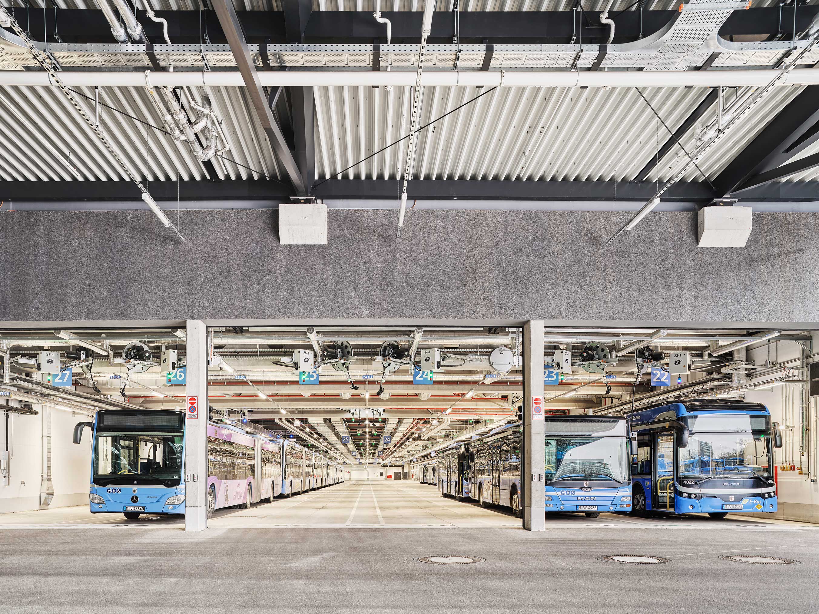 Abstellhalle Busbetriebshof Moosach