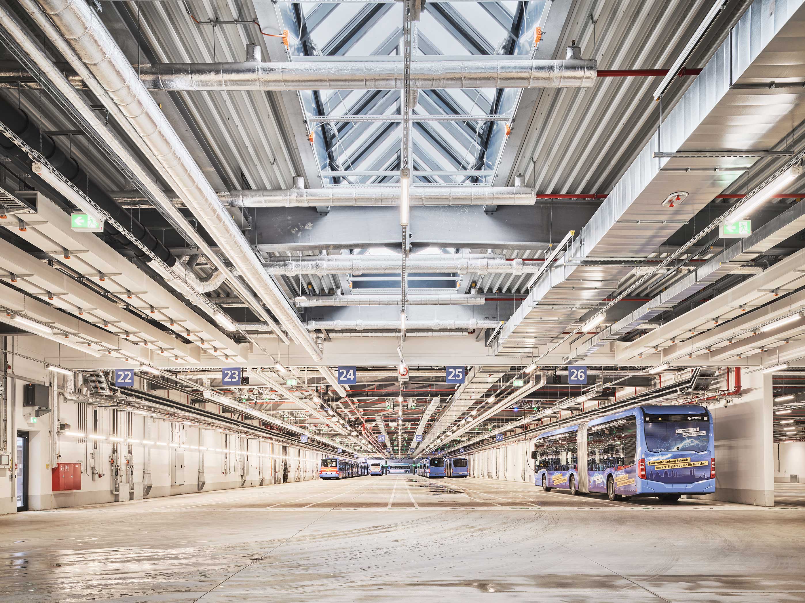 Abstellhalle Busbetriebshof Moosach